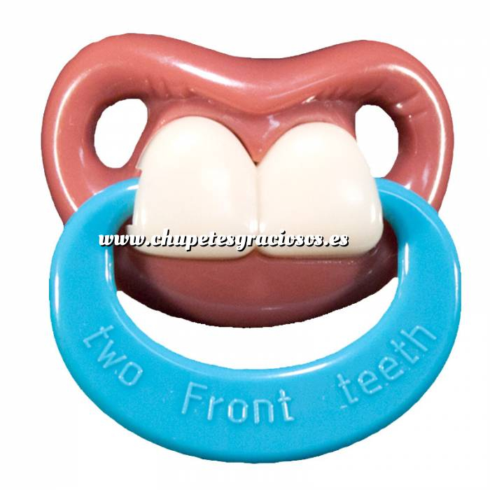 Imagen Chupetes Dientes Chupete Ñajai con Anilla - Two Front Teeth Pacifier Billy Bob w/Ring 